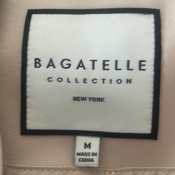 New Beware Bagatelle Collection Beige Tan Natural Trench Coat - Picture 3 of 17